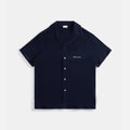 Filling Pieces Resort Shirt Seersucker - Navy