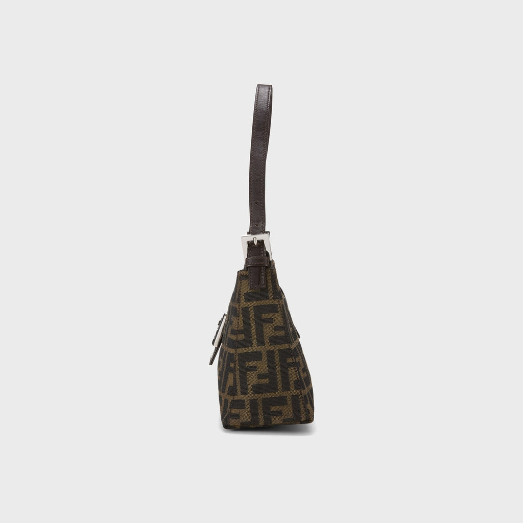WGACA Fendi Zucca Canvas Shoulder Bag - Brown