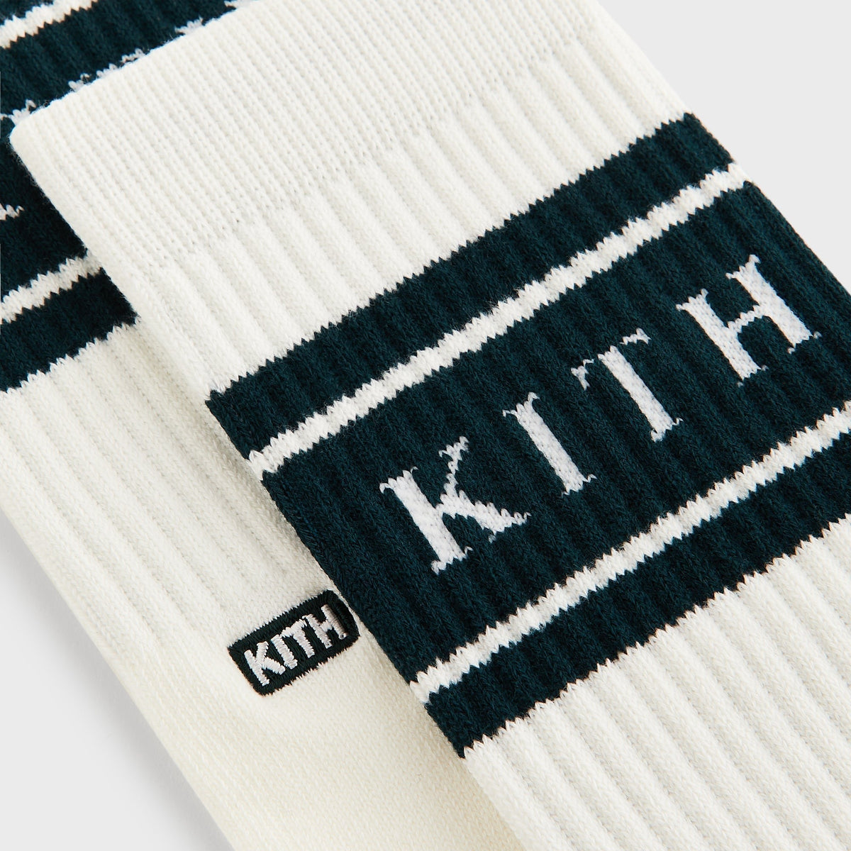 Kith 3-Pack Variegated Stripe Crew Socks - Multi