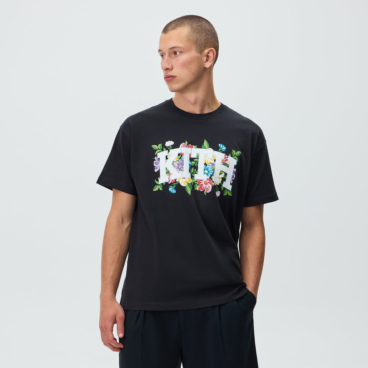 Kith Floral Arch Tee - Black
