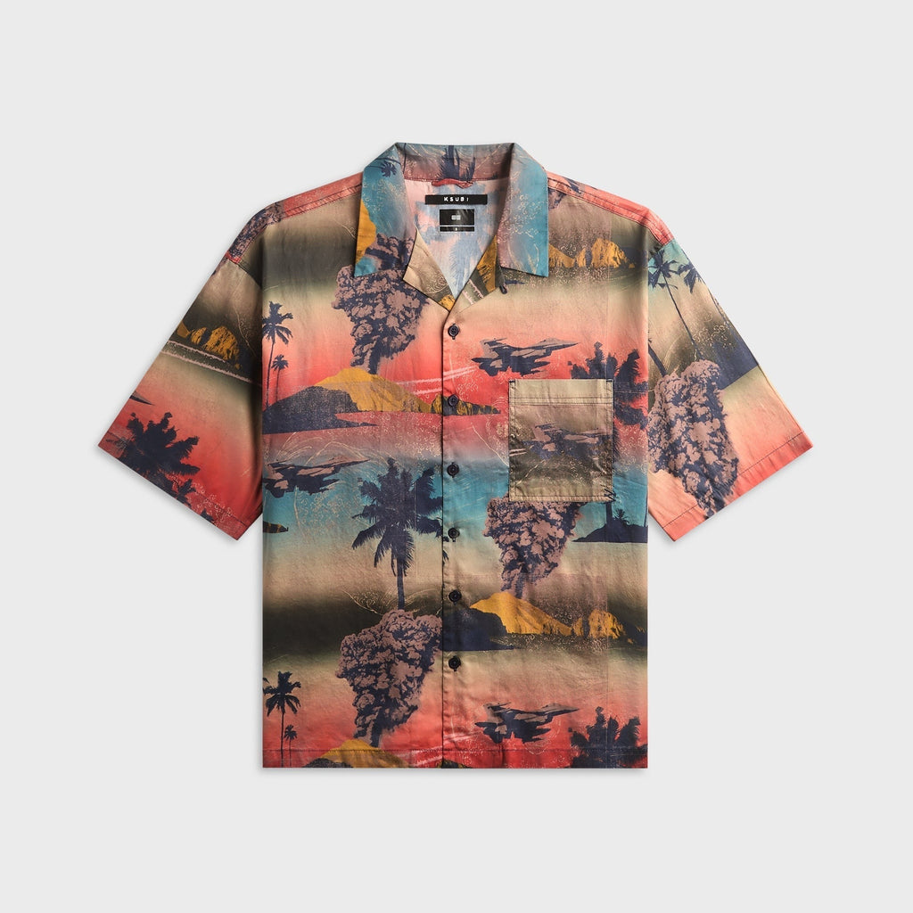 Ksubi Mauna Loa Short Sleeve Diner Shirt - Multi