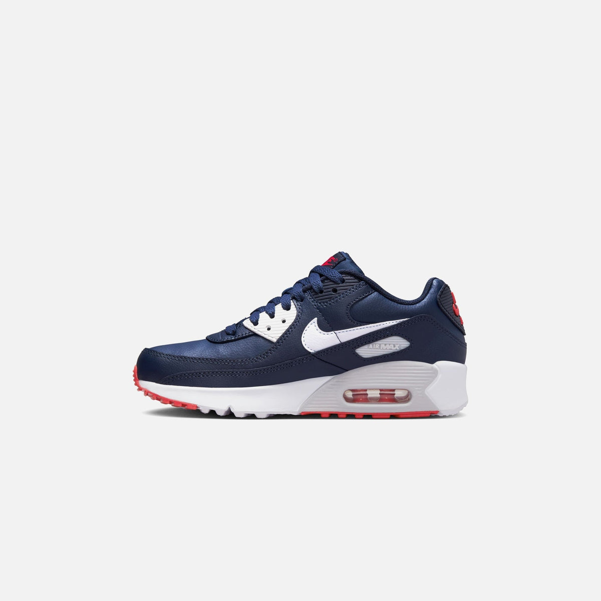 Nike GS Air Max 90 Ltr - Obsidian / White / Midnight Navy