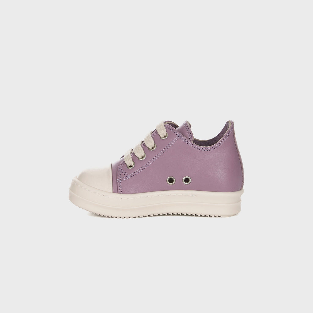 Rick Owens Baby Low Sneaks - Violet / Milk / Milk