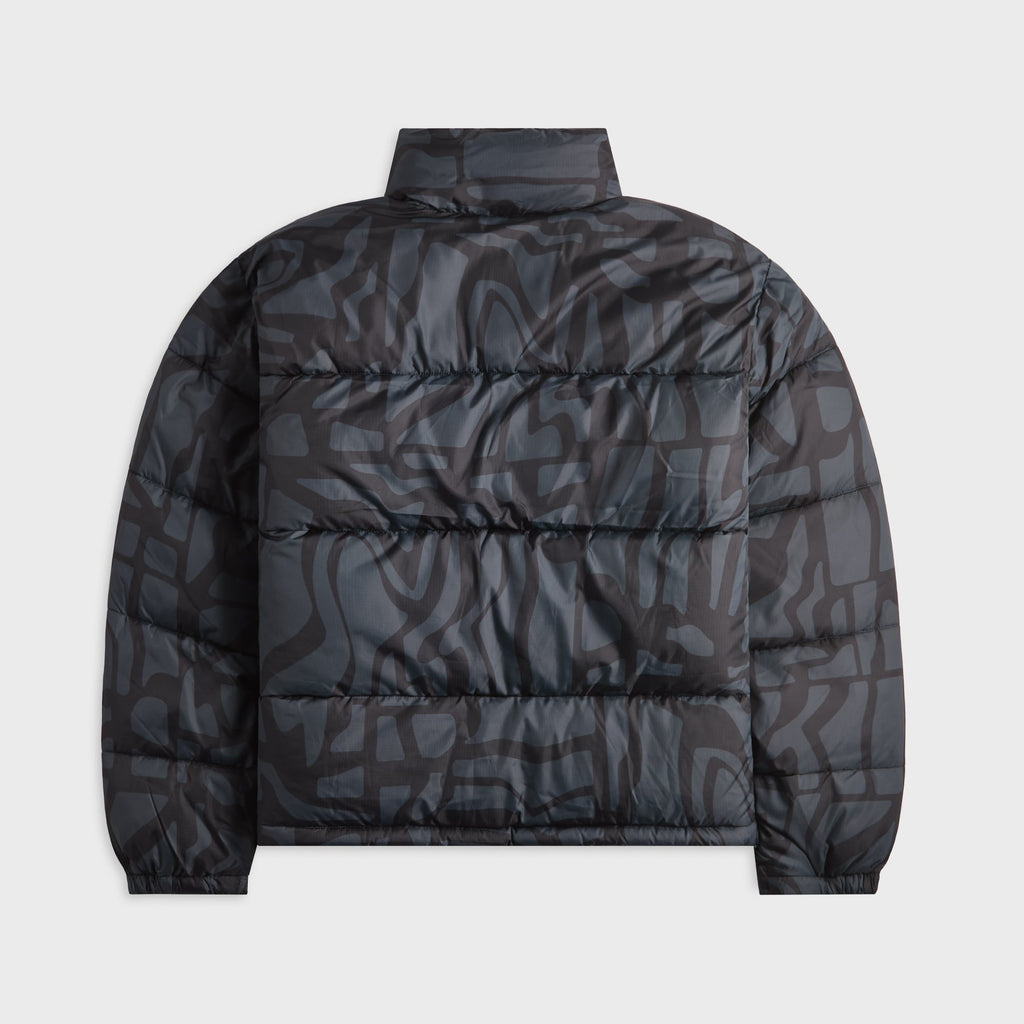 by Parra Broken FTP Puffer Jacket - Black