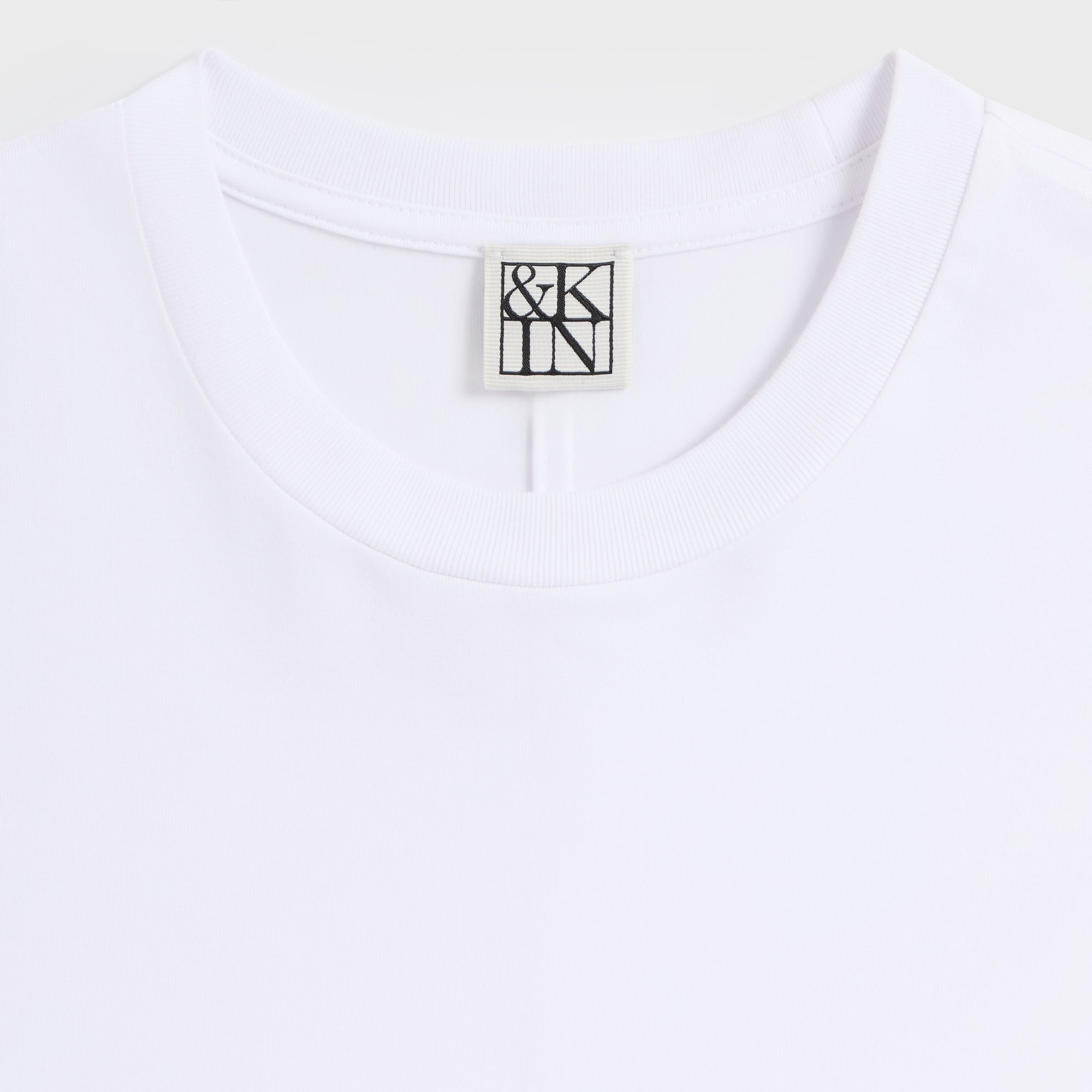 &Kin Long Sleeve Halston Tee - White