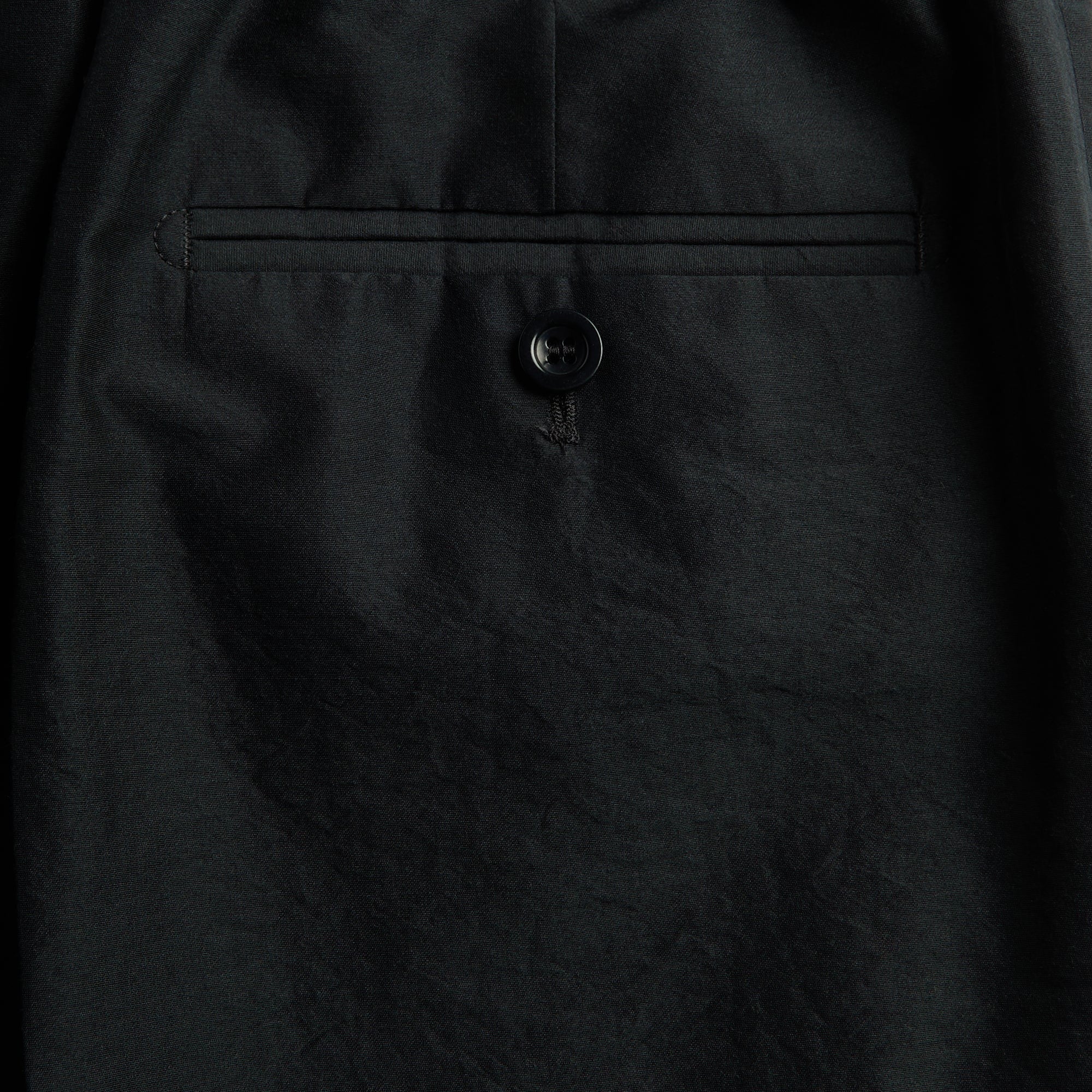 Maison Margiela Cotton Drawstring Trouser - Dark Blue