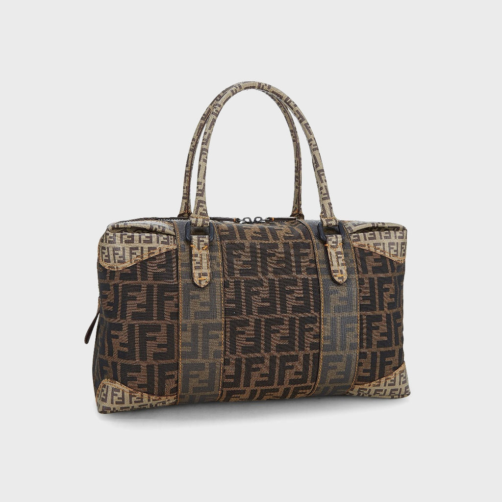 WGACA Fendi B Mix Boston Large - Brown