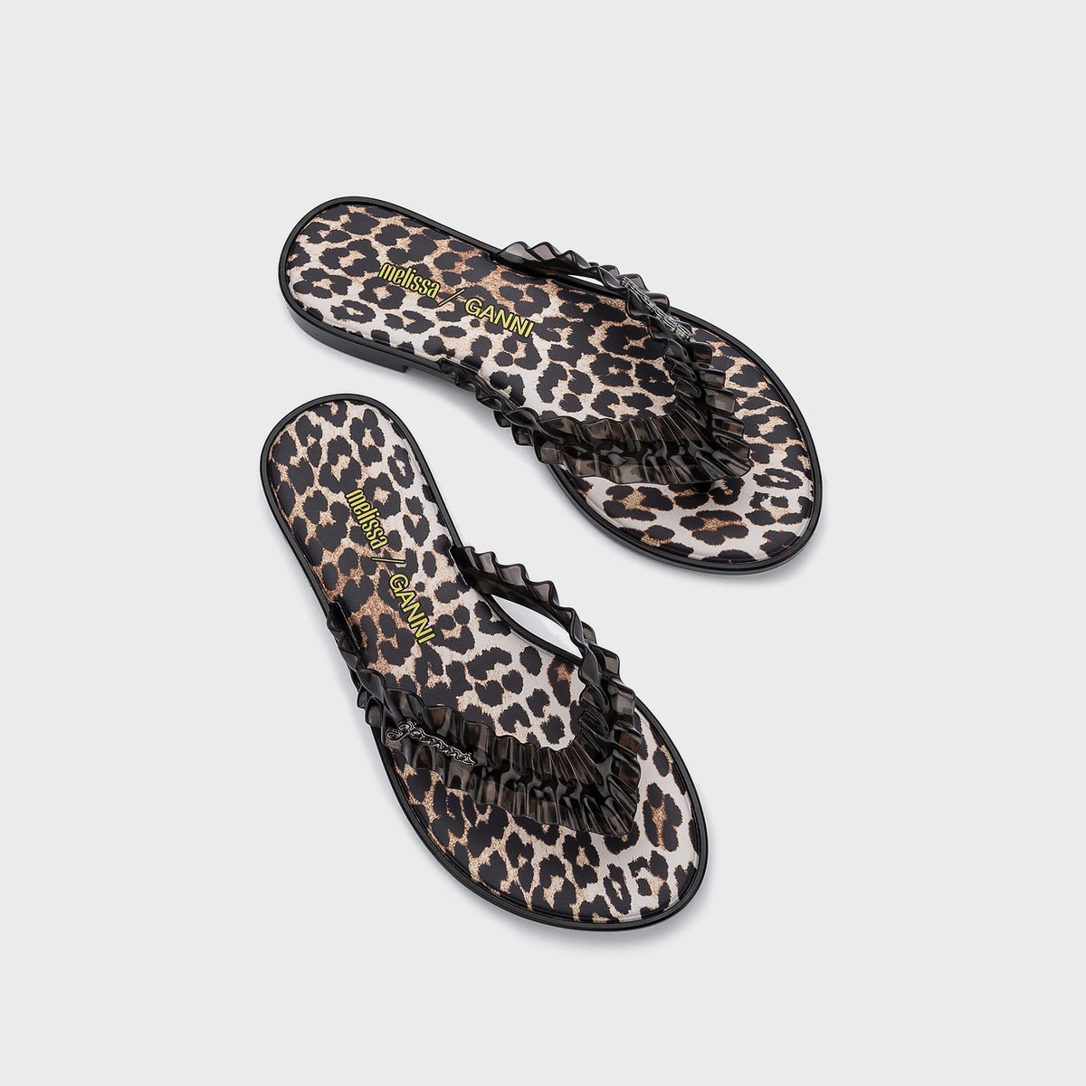 Melissa x Ganni Flip Flop Slim - Black
