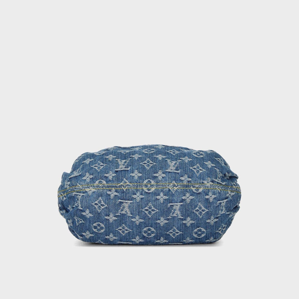 WGACA Louis Vuitton Monogram Denim Pleaty Handbag - Denim