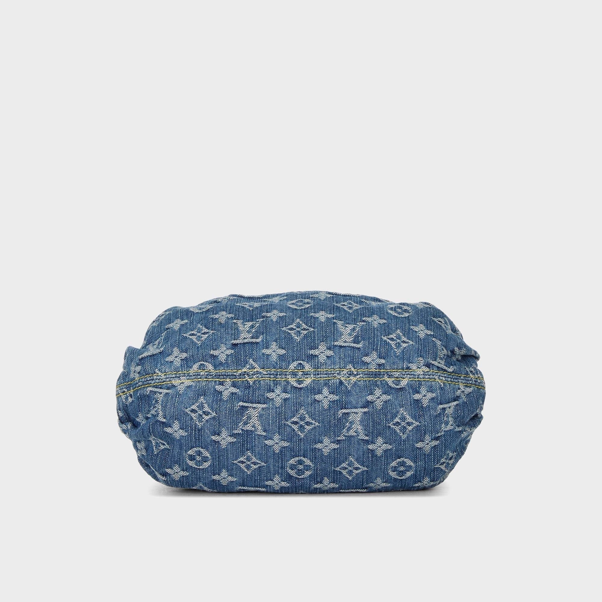 WGACA Louis Vuitton Monogram Denim Pleaty Handbag - Denim