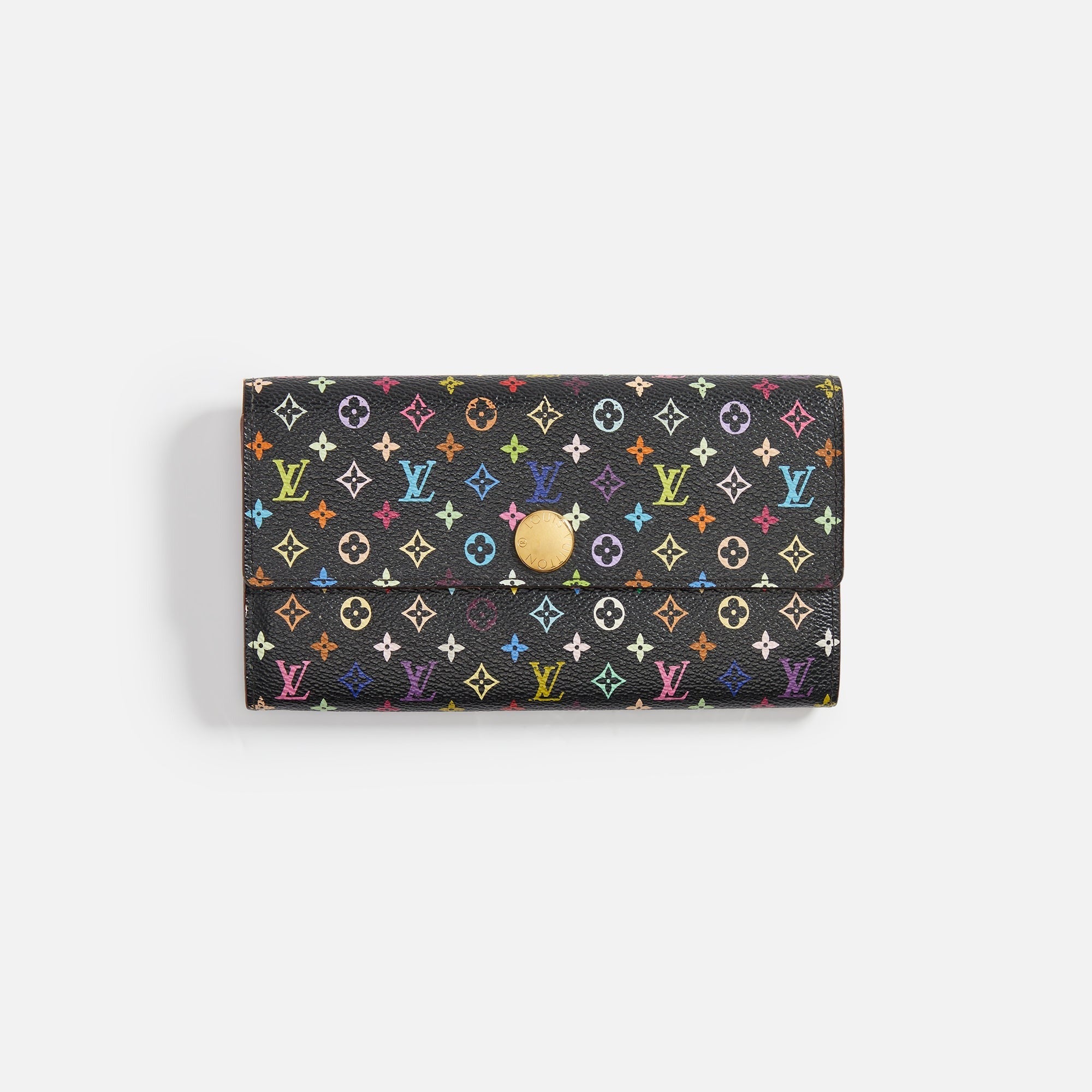 WGACA Louis Vuitton Sarah Wallet - Black / Multi