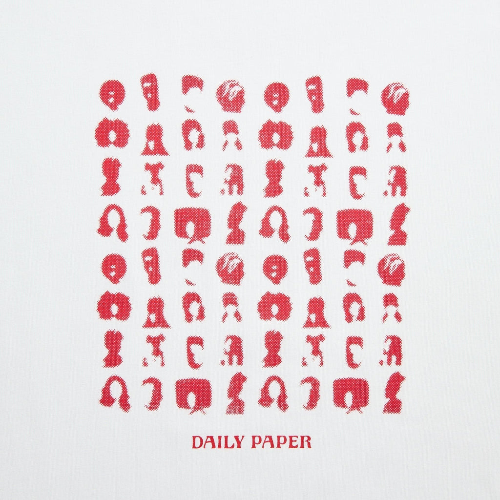 Daily Paper Hair Grid Tee - White