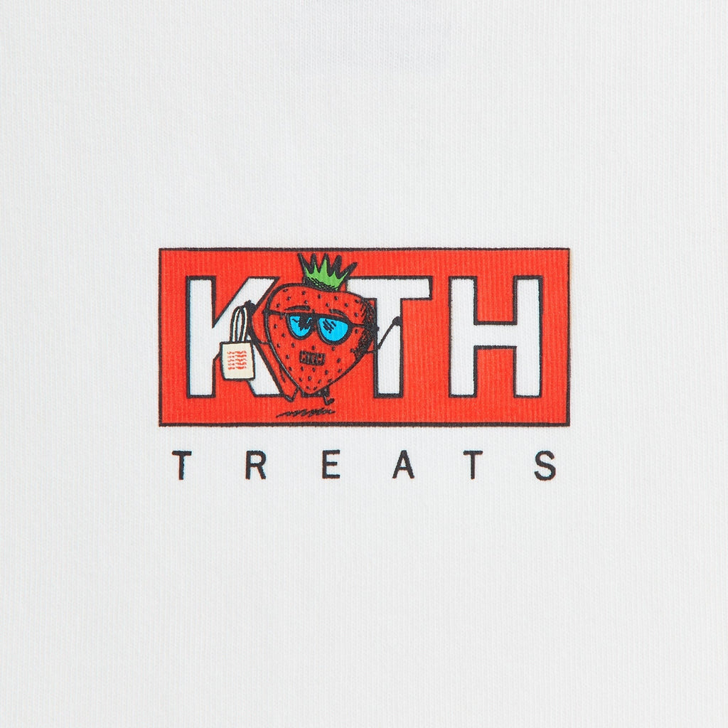 Kith Kids Treats Strawberry Classic Logo Tee - White
