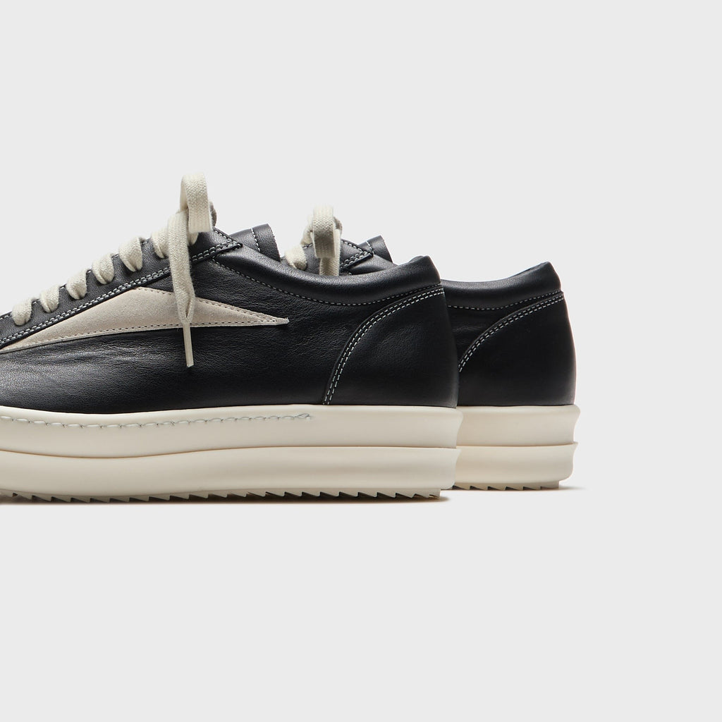 Rick Owens WMNS Vintage Sneaks - Black / Milk / Milk