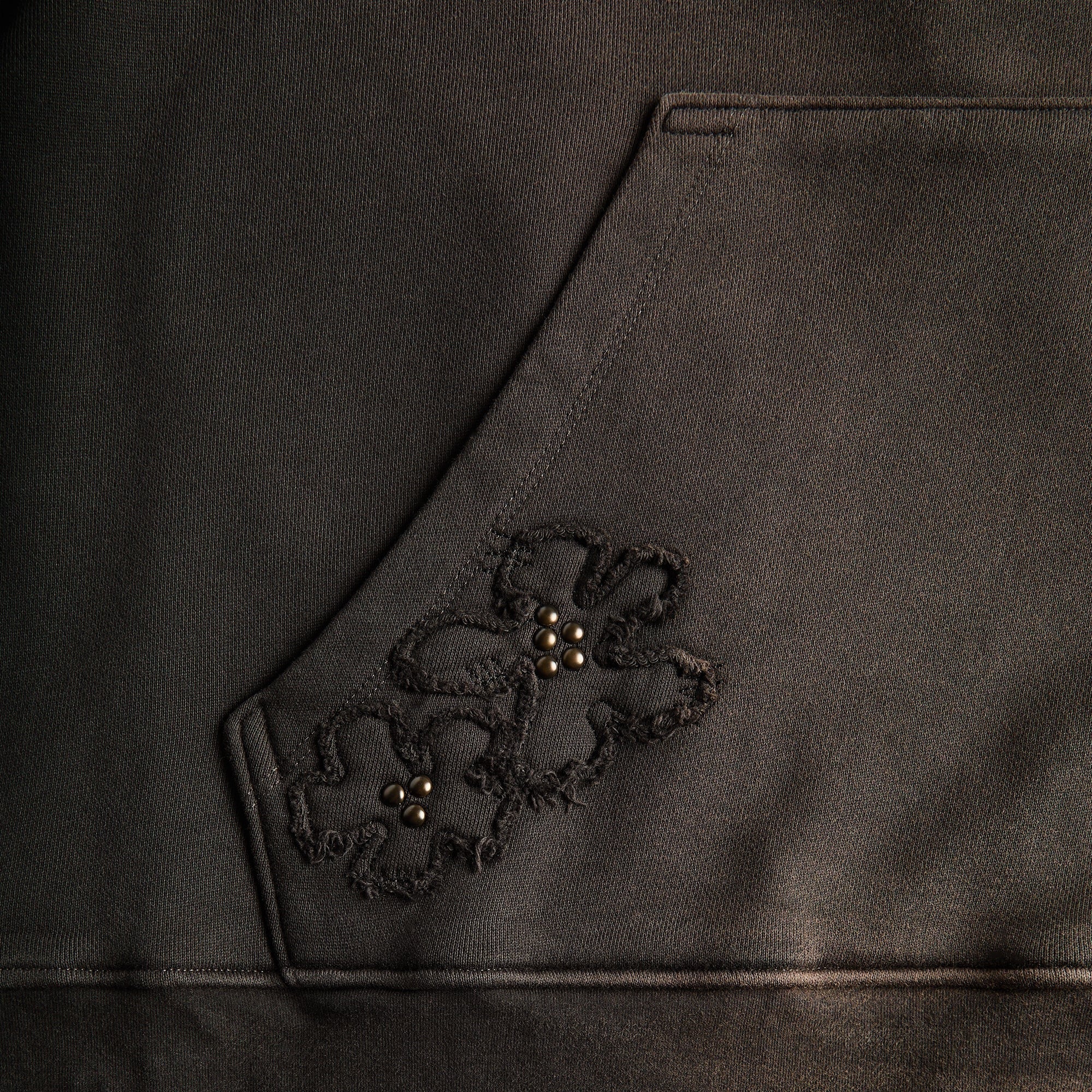 NAHMIAS Flower Patch Hoodie - Aged Black