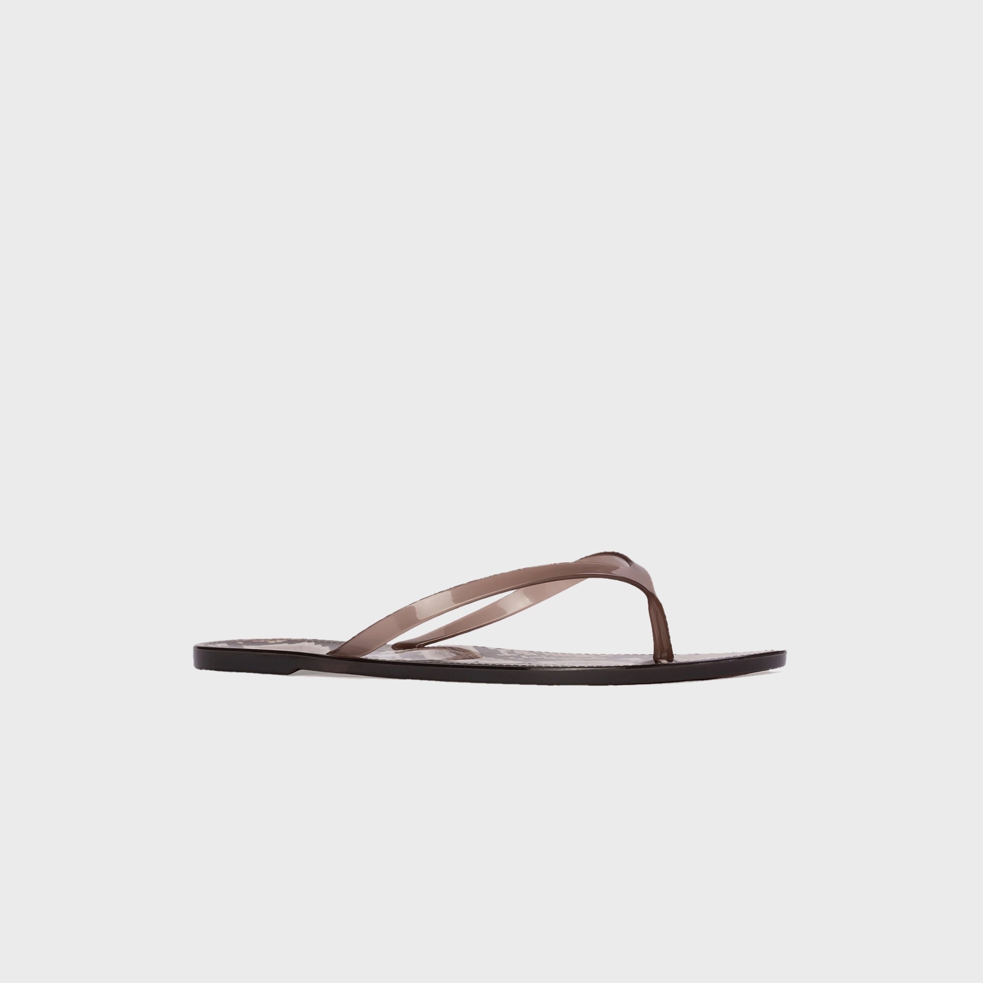 Black Suede Studio Crystal Sandal - Snake / Brown PVC