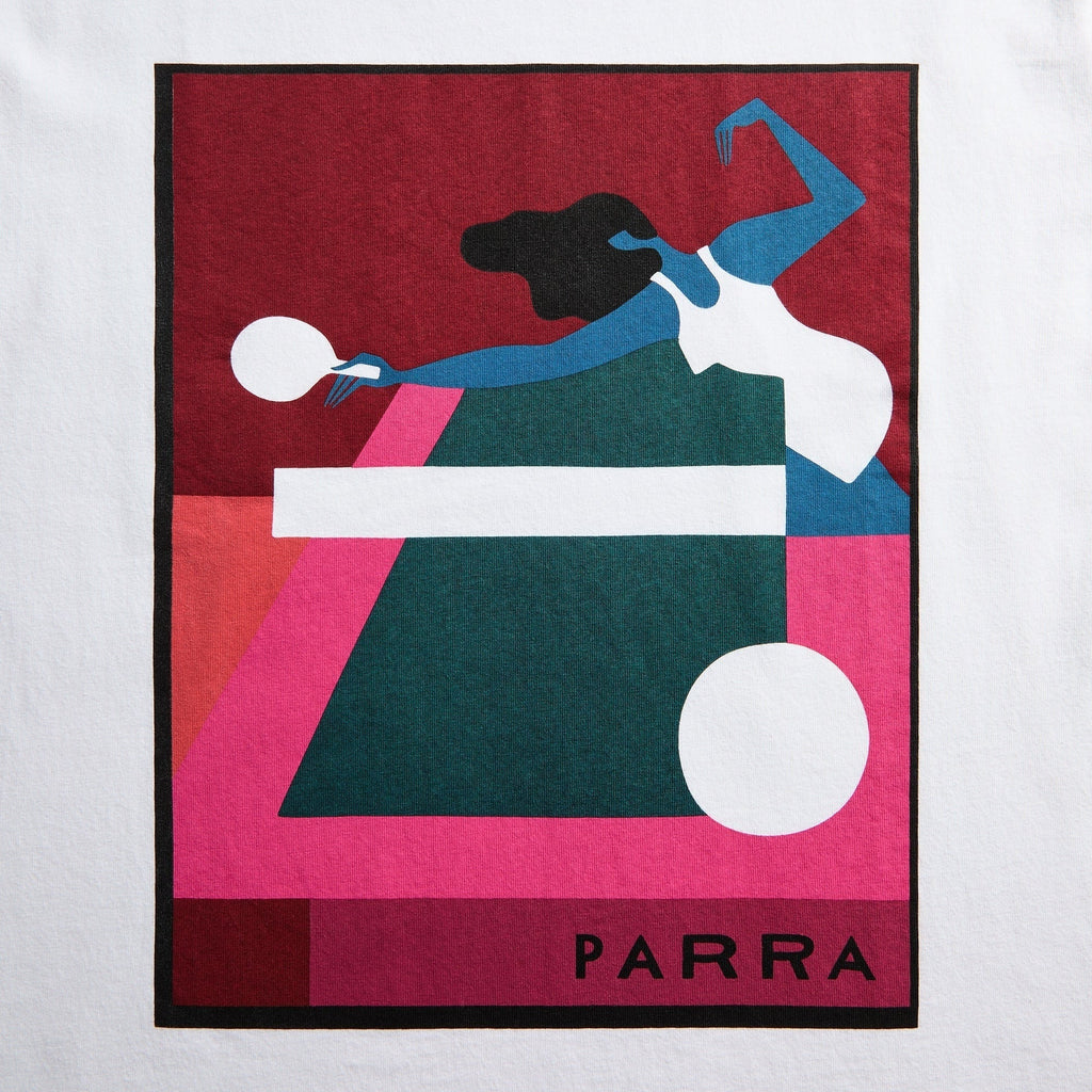 by Parra Ping Ponged Tee - White