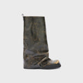 The Attico Robin Combat Boot - Brown