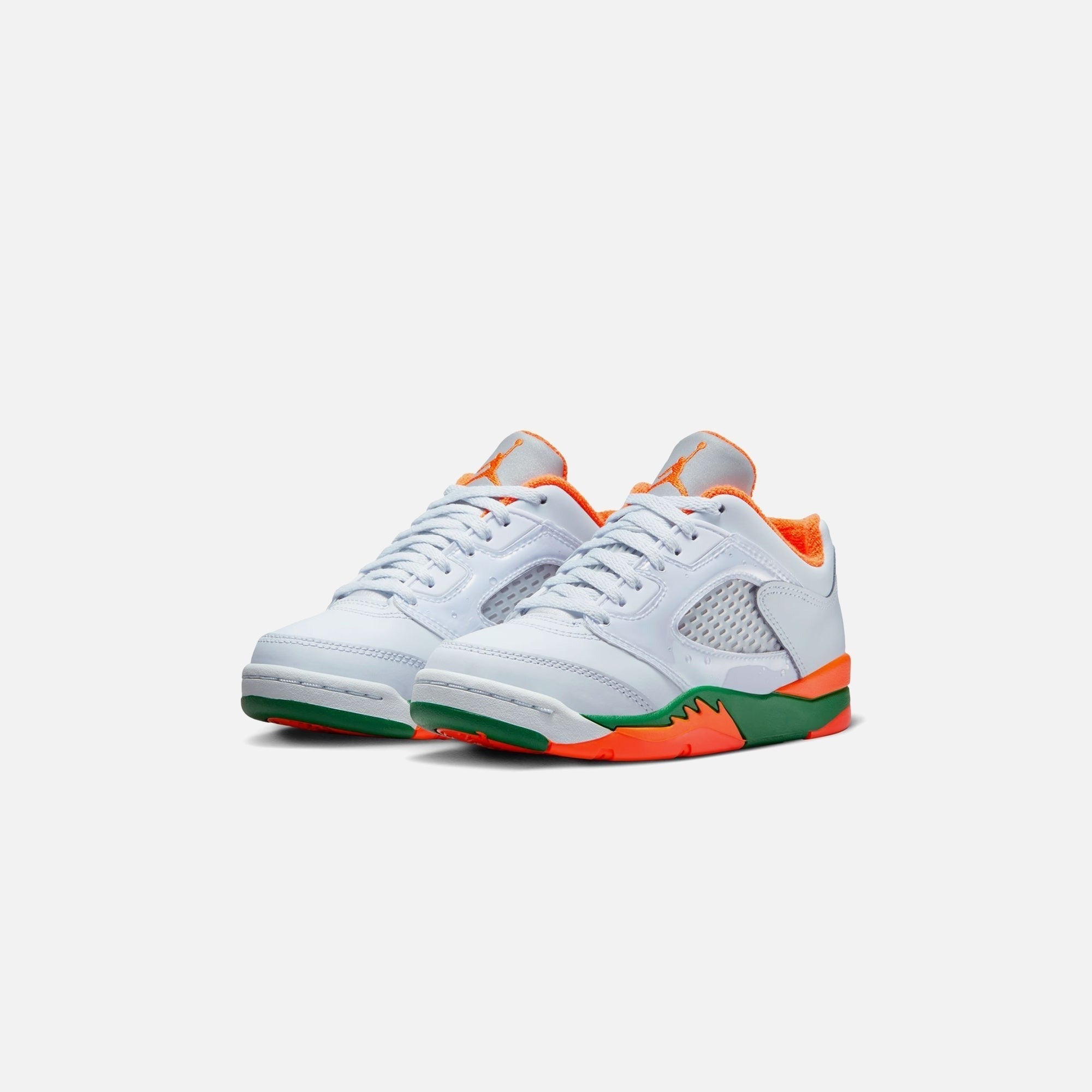 Jordans GS Air Jordan 5 Retro Low - Football Grey / Brilliant Orange