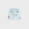 Kith Kids Novelty Thompson Camp Short - Light Indigo