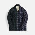 Greg Lauren Sherpa Lined Boxy Jacket - Navy