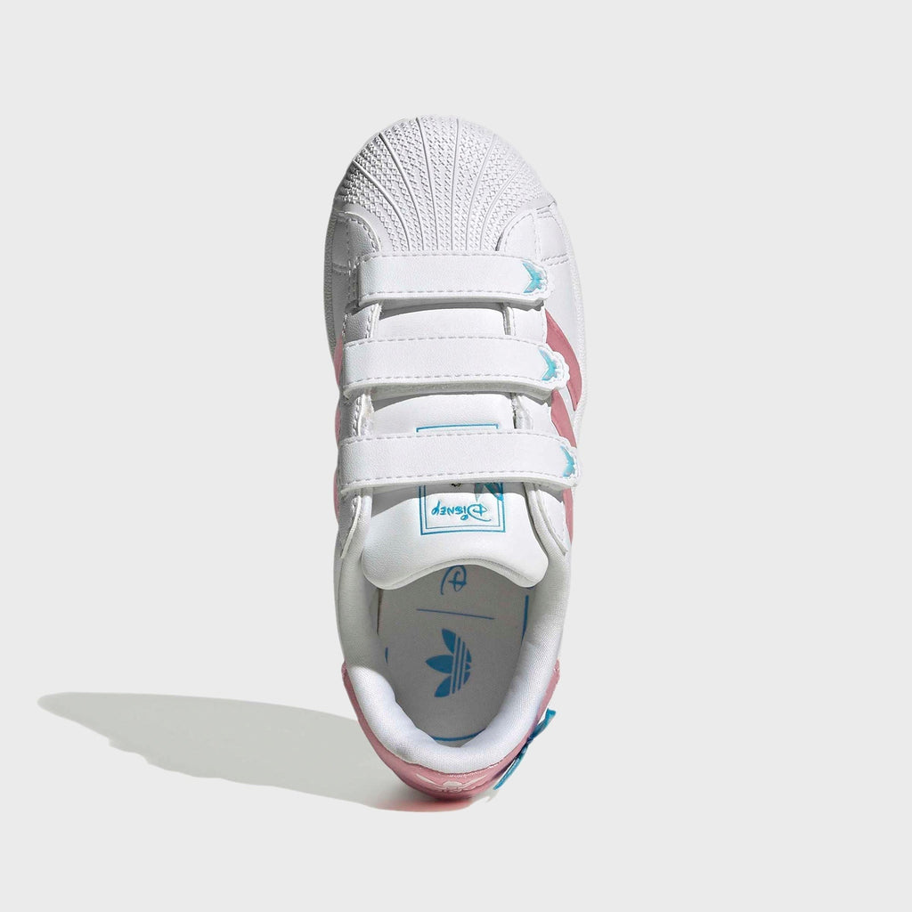 adidas x Disney PS Superstar II - Cloud White / Light Pink / Lucid Aquamarine