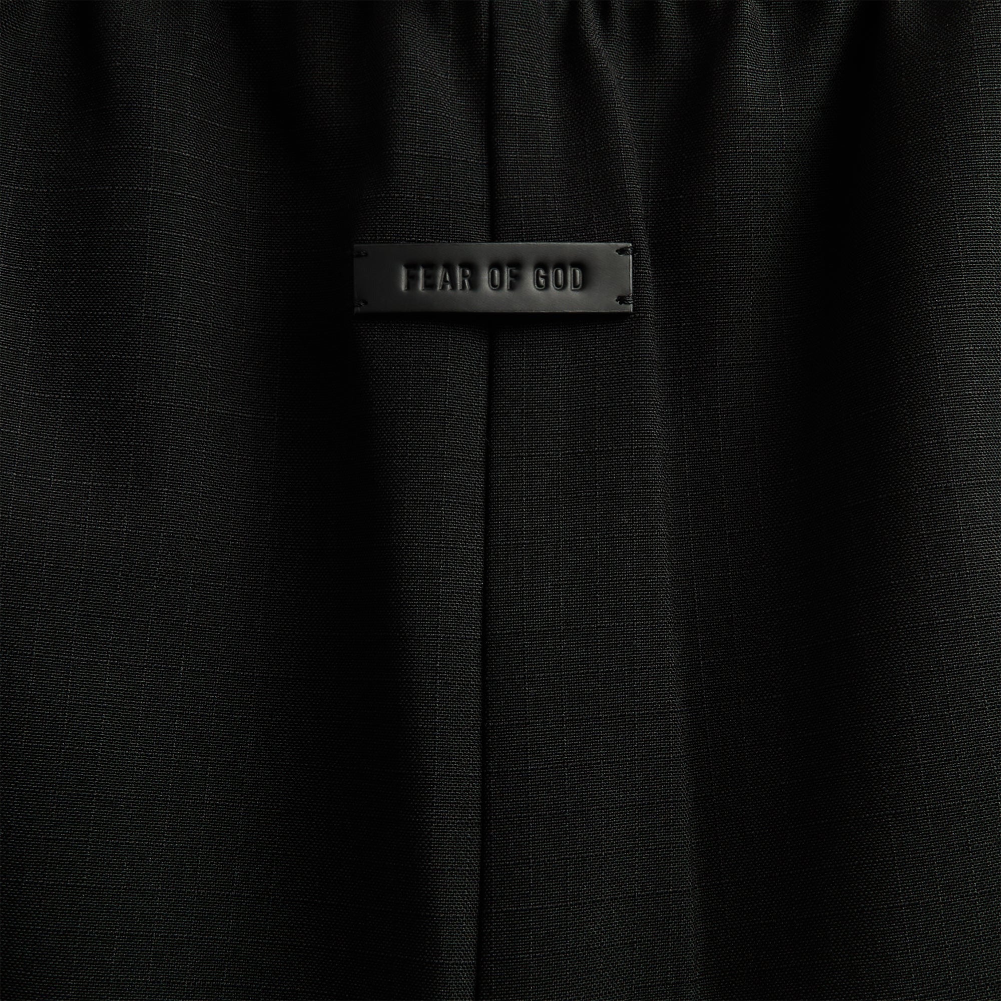 Fear of God Wide Leg Drawstring Pant - Black