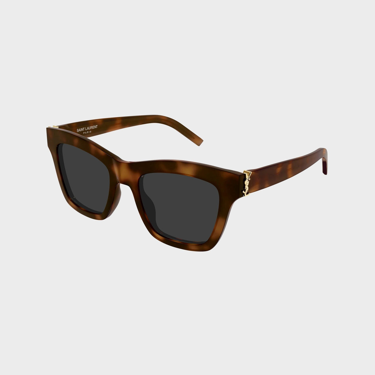 Saint Laurent SLM156 Cat-Eye Sunglasses - Havana / Grey