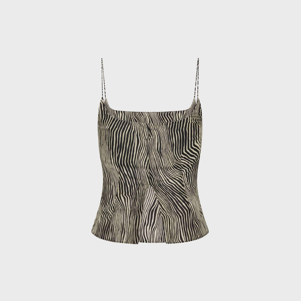 St. Agni Savannah Silk Cami Top - Sand
