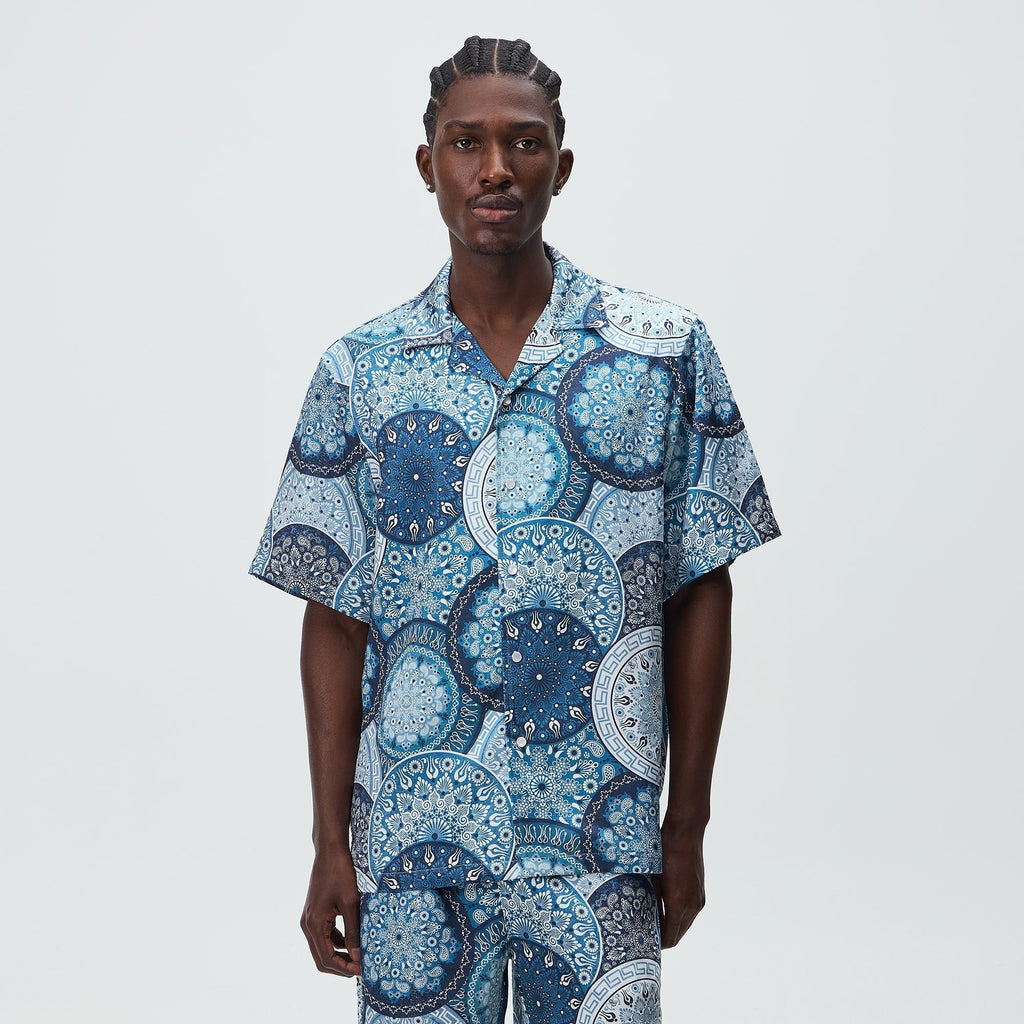 Kith Mosaic Mandala Thompson Camp Collar Shirt - Novel