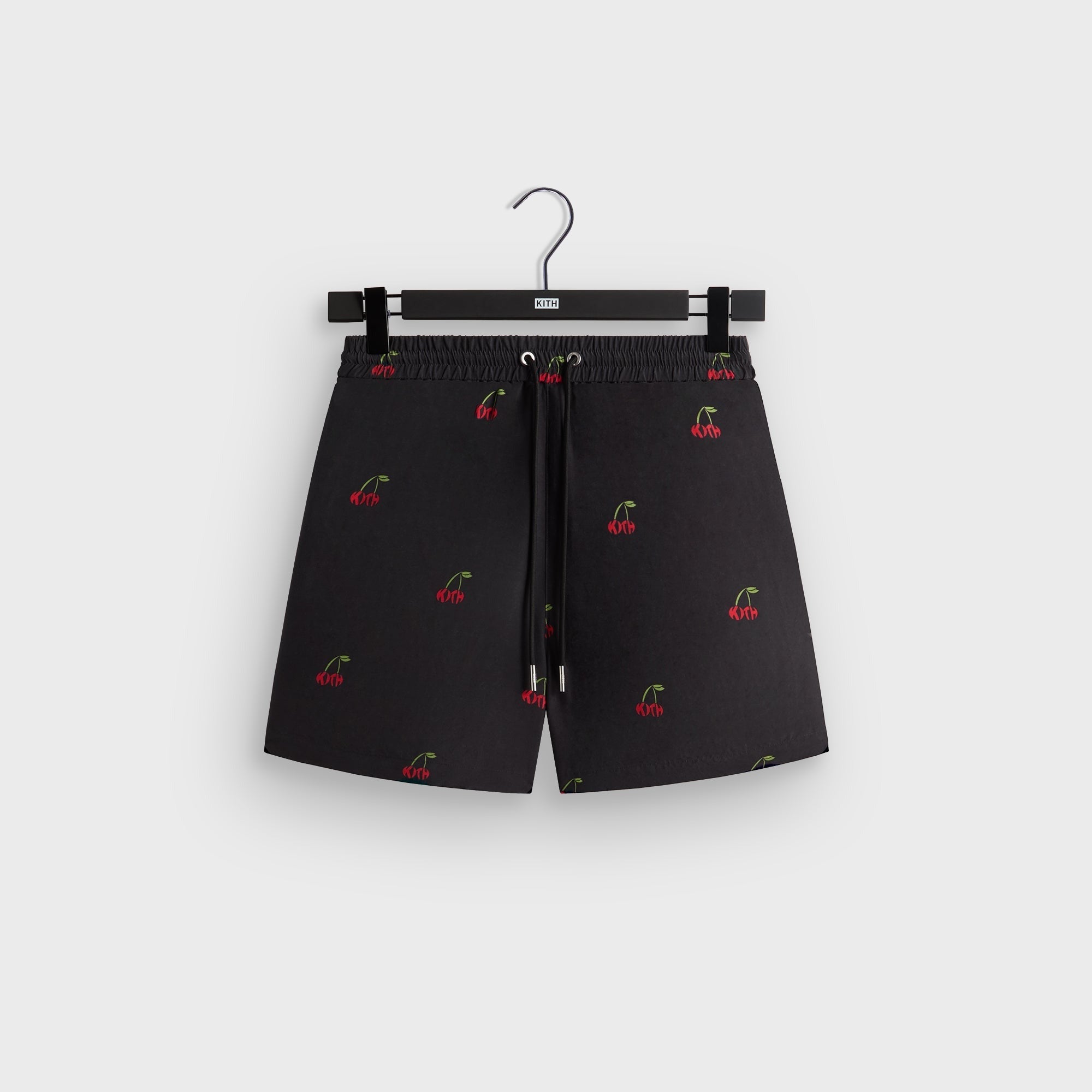 Kith Printed Cherry Cupro Linen Active Short - Black