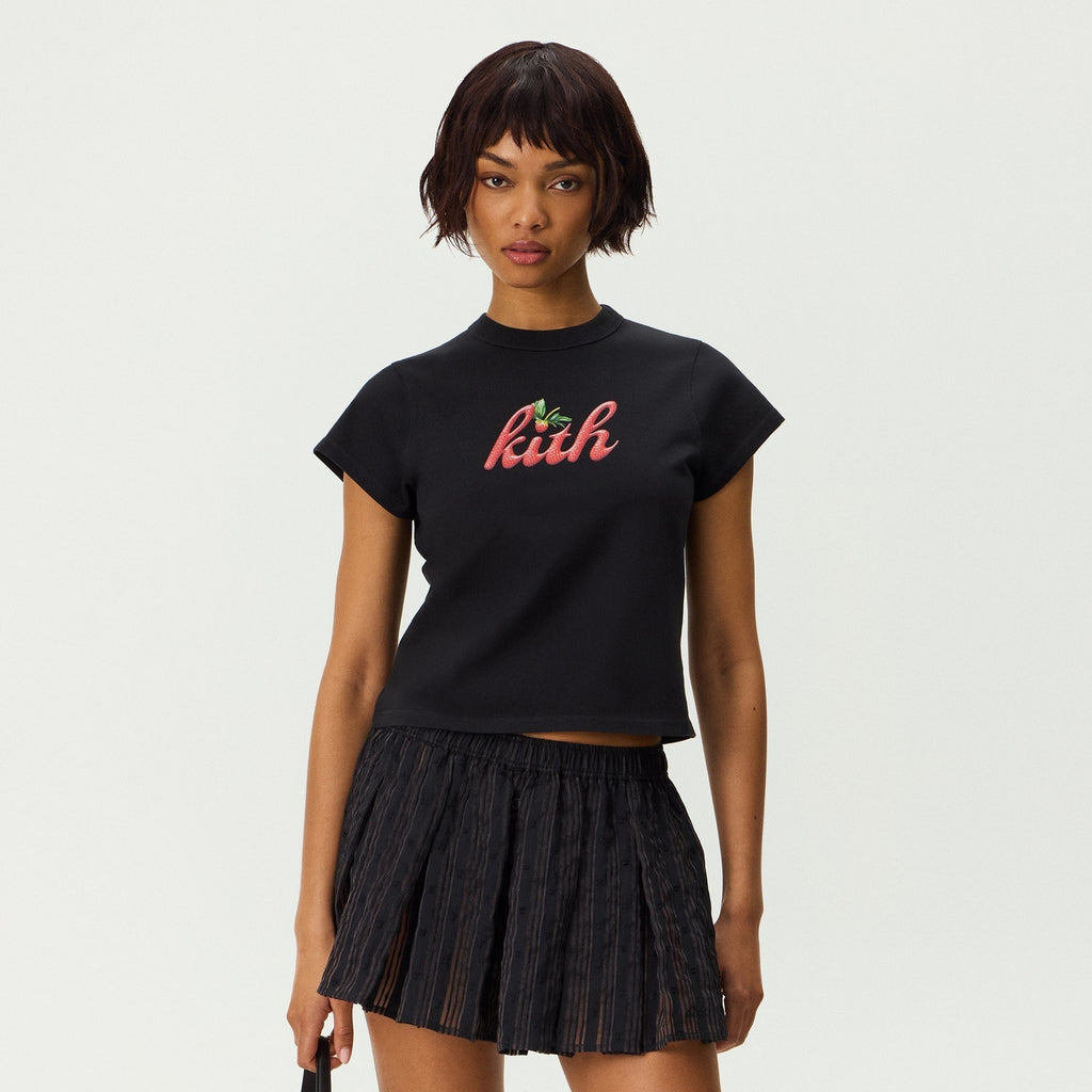 Kith Women Mulberry Vintage Strawberry Tee - Black