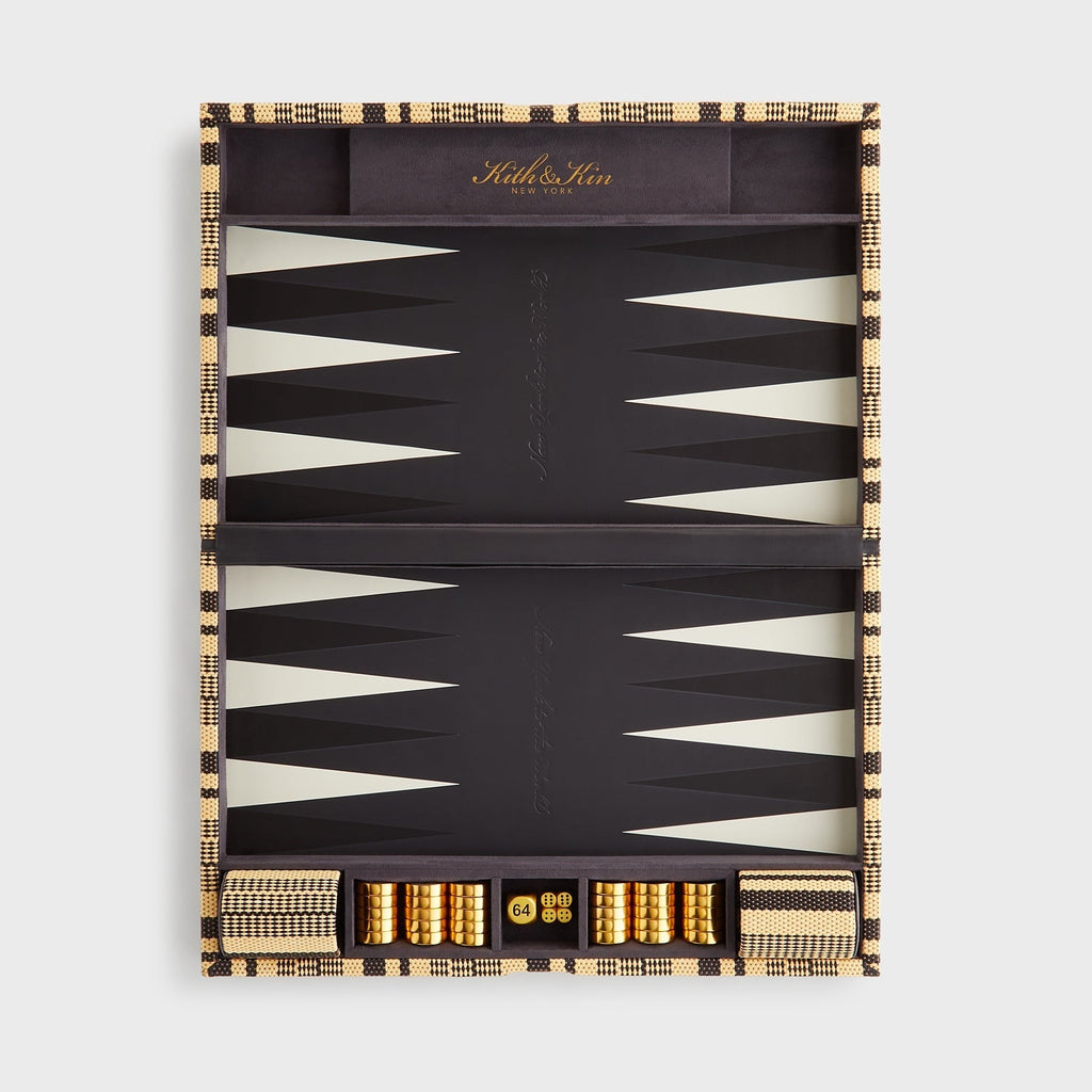 Kith Raffia Backgammon Board - Radiant