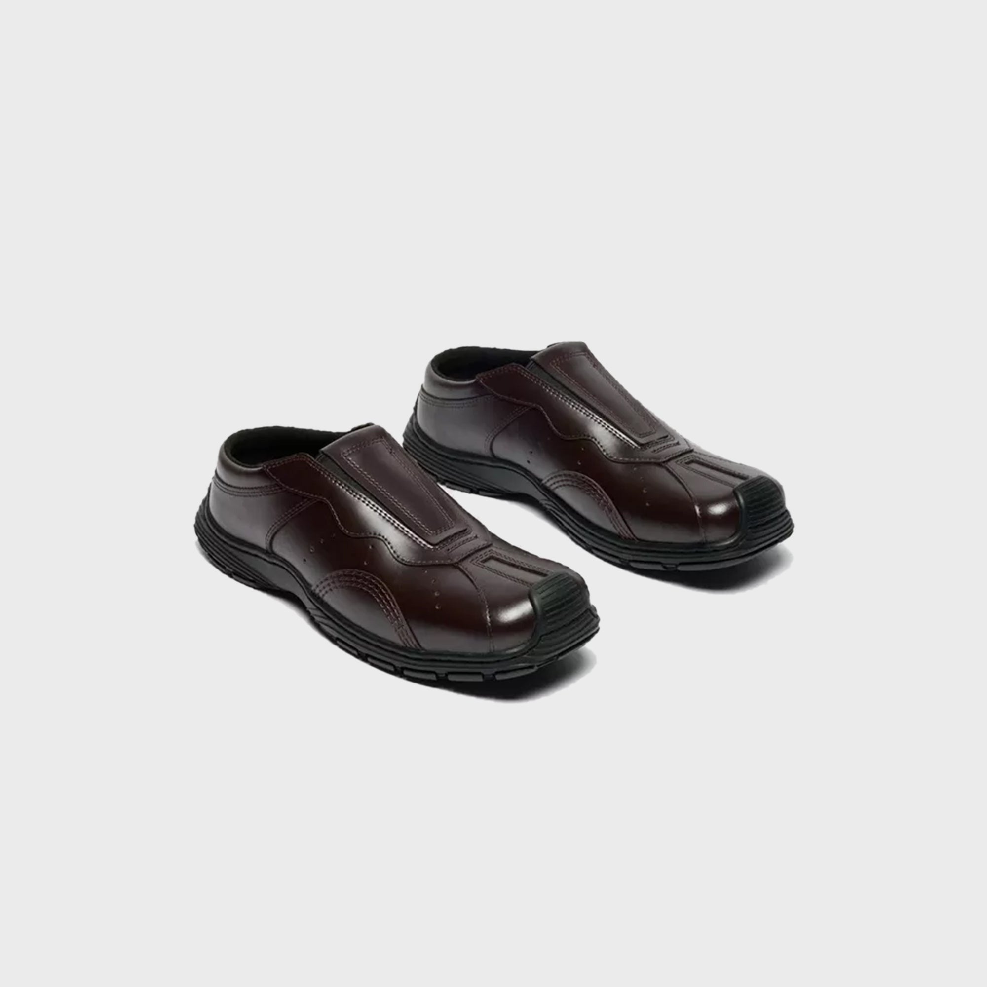 Dr. Martens Aurix Satin Finish Leather Mule - Oxblood