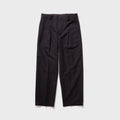ATON Twist Wool Linen Standard Pant - Charcoal