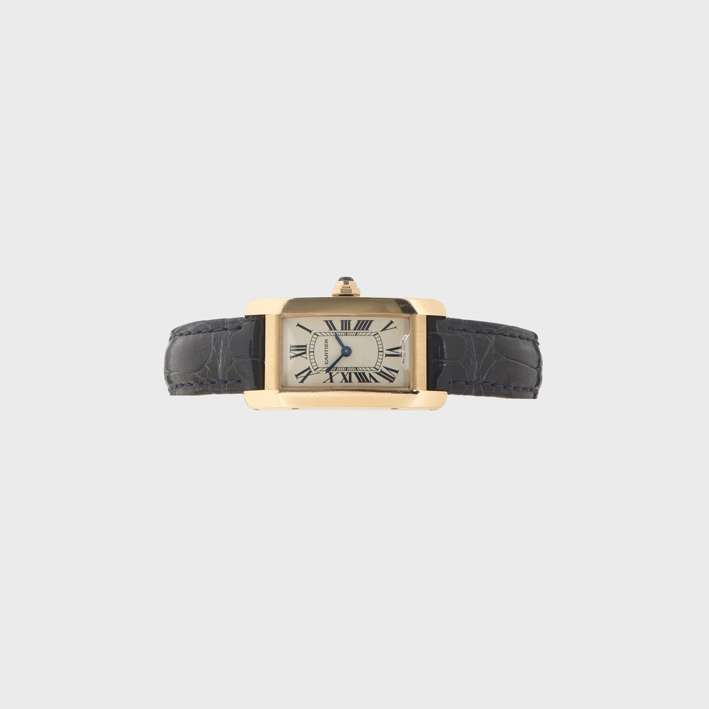 WGACA Cartier Tank Américaine Watch 35mm - Silver/ Rose Gold