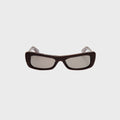 Jacquemus Capri Sunglasses - Brown Croc