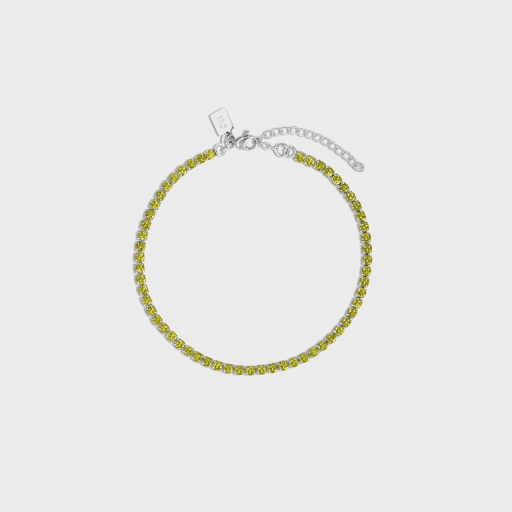 Crystal Haze Serena Anklet - Olive