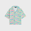 Kith Kids 3D Monogram Thompson Camp Swim Shirt - Peridot
