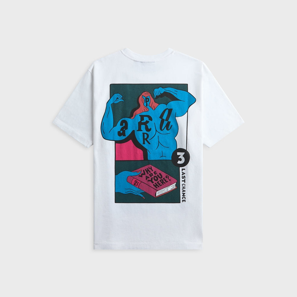 by Parra Why Are You Here Tee - White