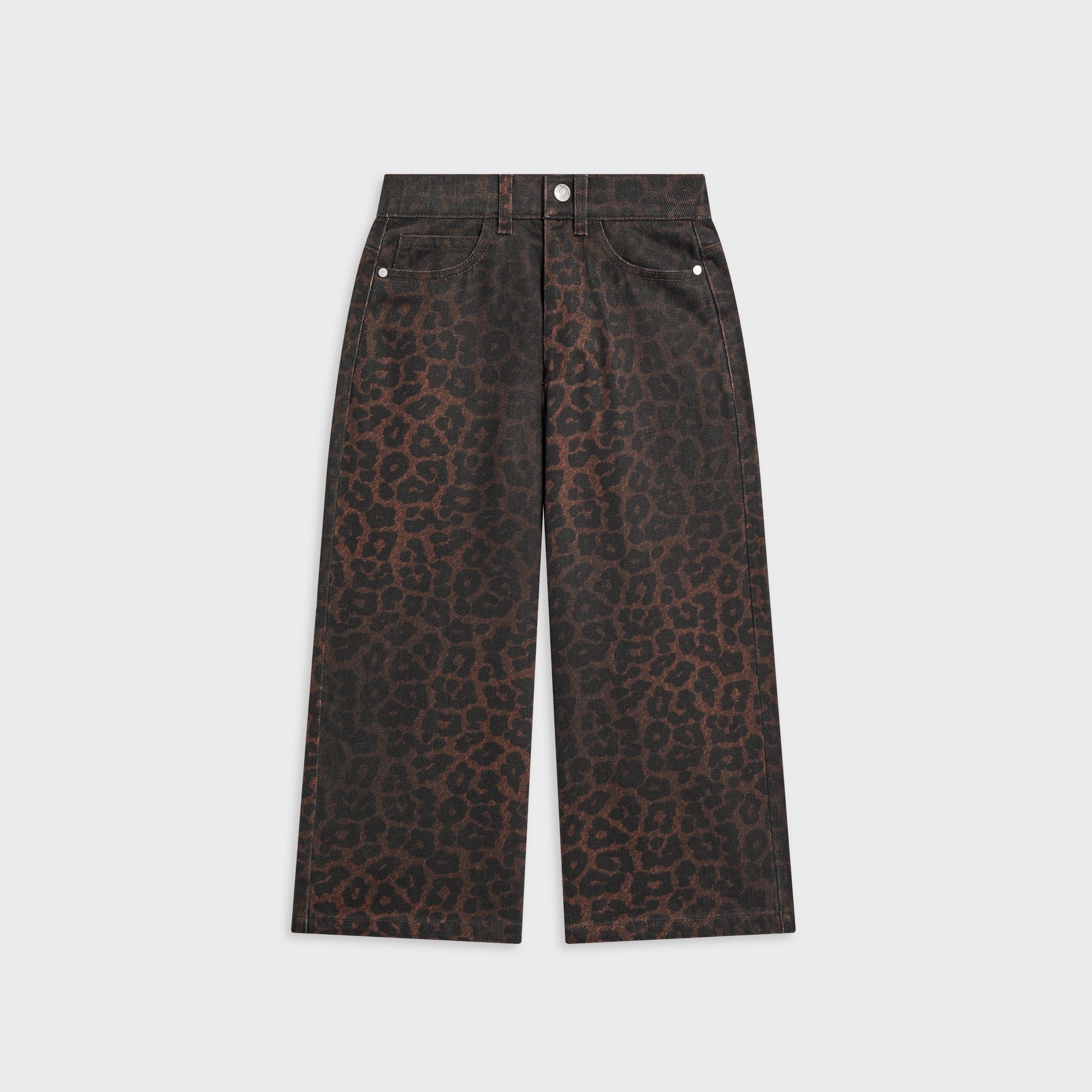 Kith Kids Leopard Heston Wide Leg Jean - Incognito - PH