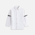 Coperni Hybrid Denimn Overshirt - White