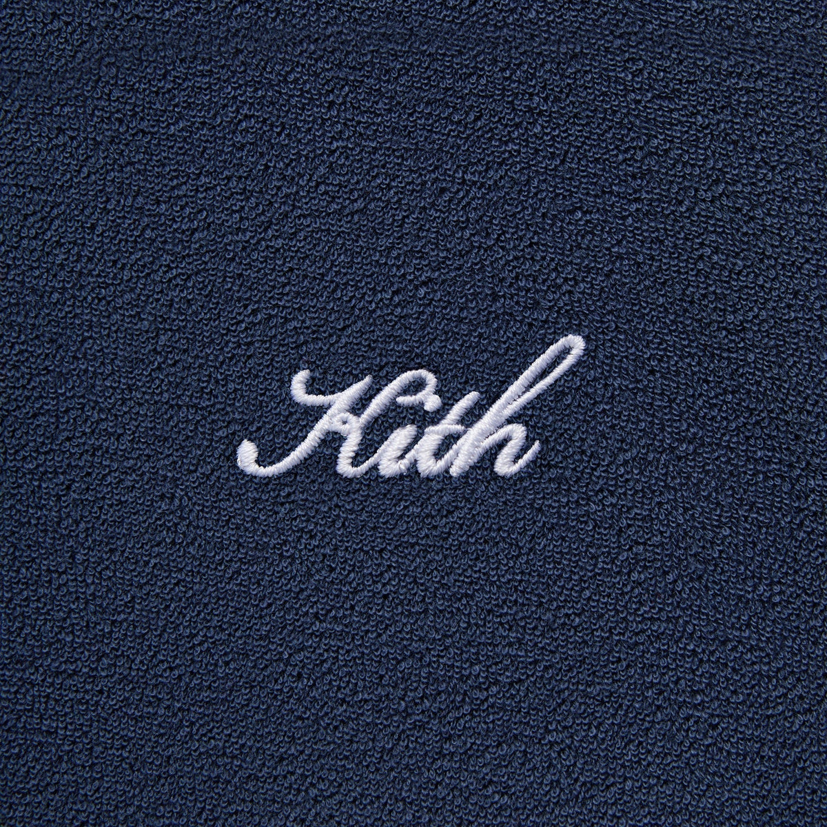 Kith Textured Towel Terry Heathrow Polo - Nocturnal