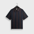 &Kin Montis Quarter Zip Faille Shirt - Cosmos