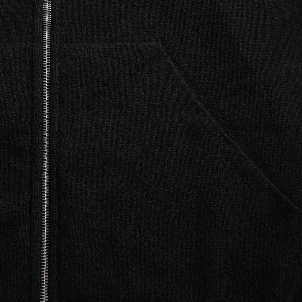 Rick Owens Zipped Hoodie - Black
