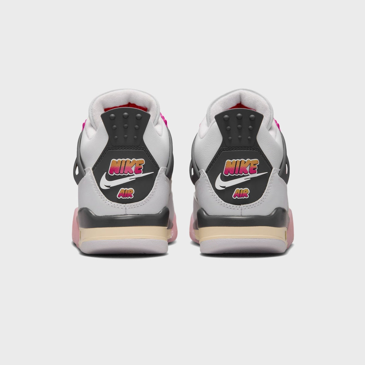 Jordan GS Air Jordan 4 Retro - Off-White / Anthracite / Fire Pink / Fire Pink