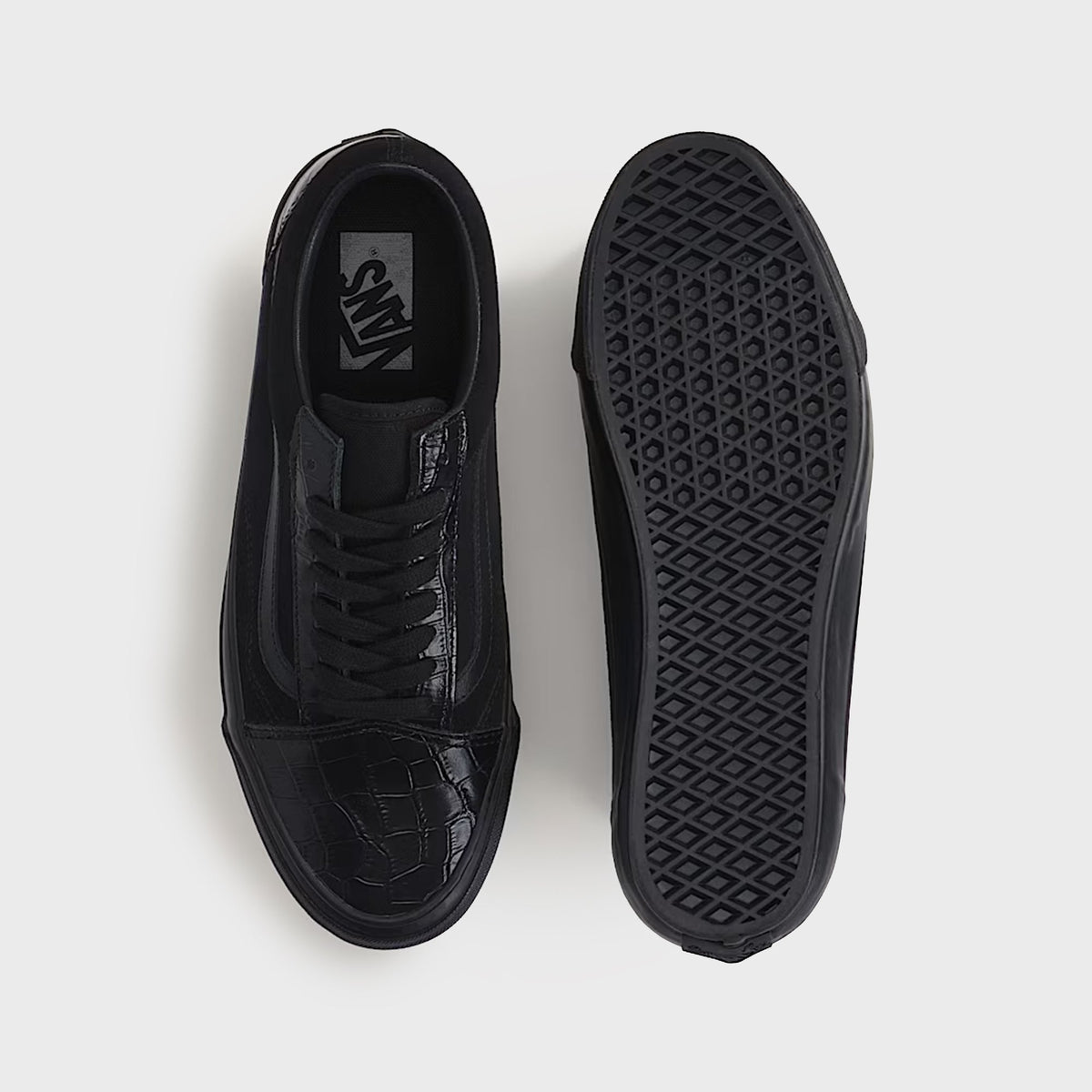 VANS LX Old Skool Croc Leather - Black