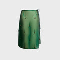 Tae Park Sheer Table Skirt - Emerald