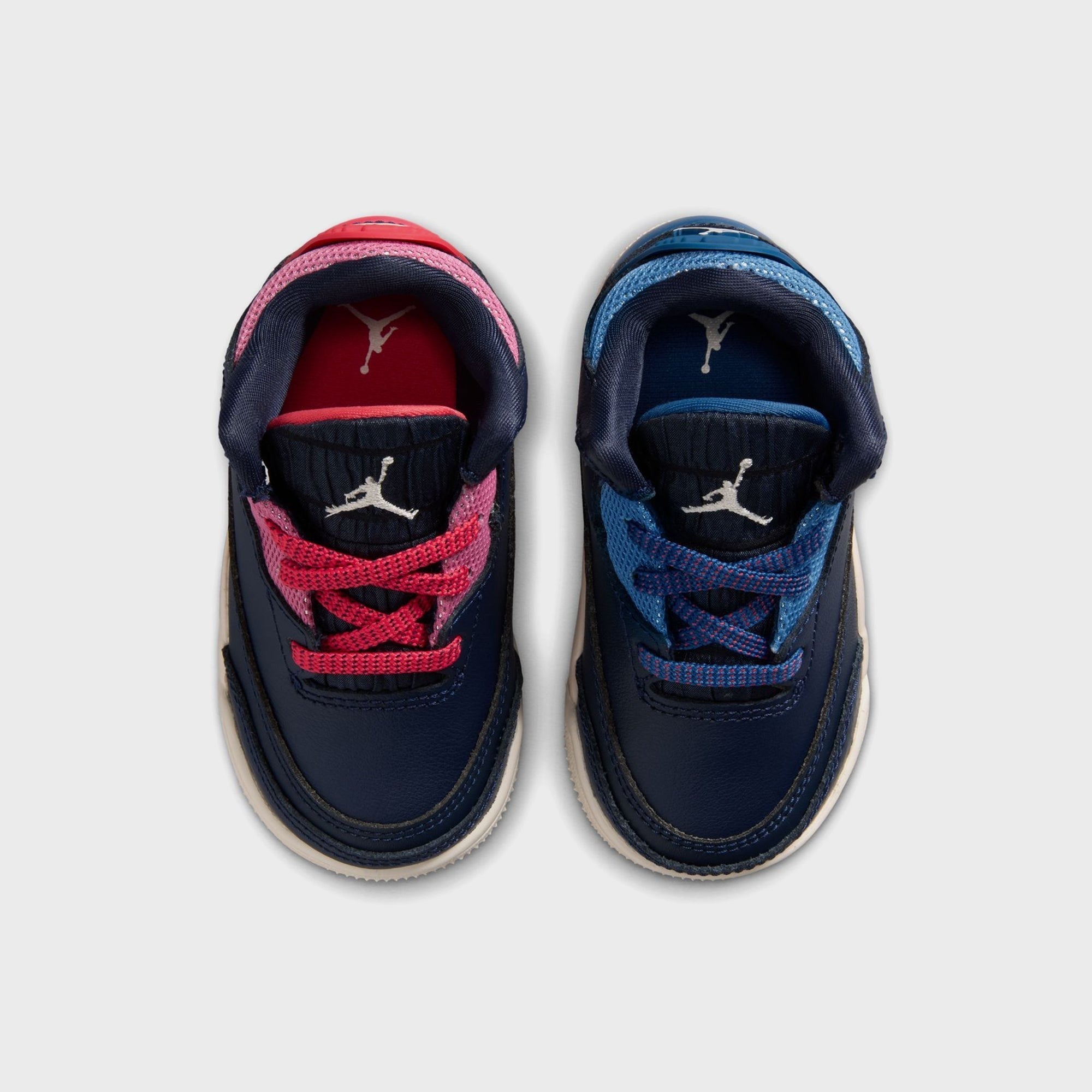 Jordan TD Jordan 3 Retro - Obsidian / Track Red / Chalk