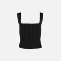 GUIZIO Full Length Corset - Black